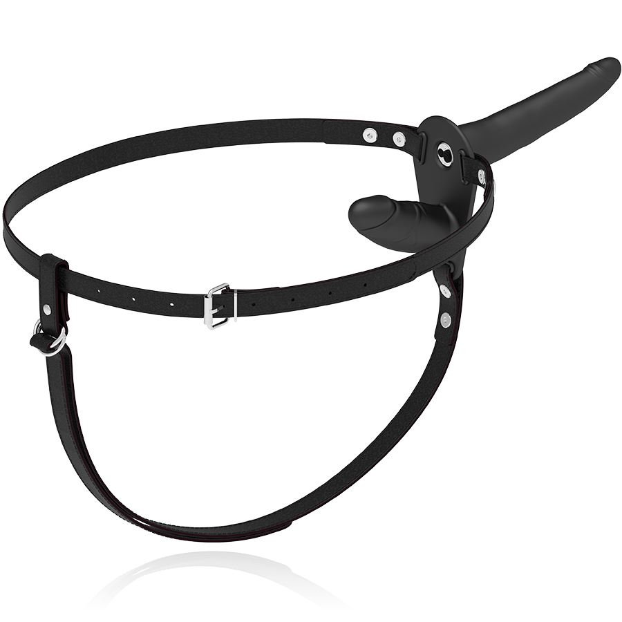 FETISH SUBMISSIVE HARNESS - DOUBLE PENETRATION BLACK VIBRATOR - Image 5