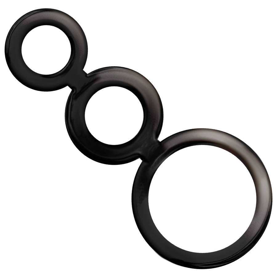 ADDICTED TOYS – RINGS SET FOR PENIS – SMOKED