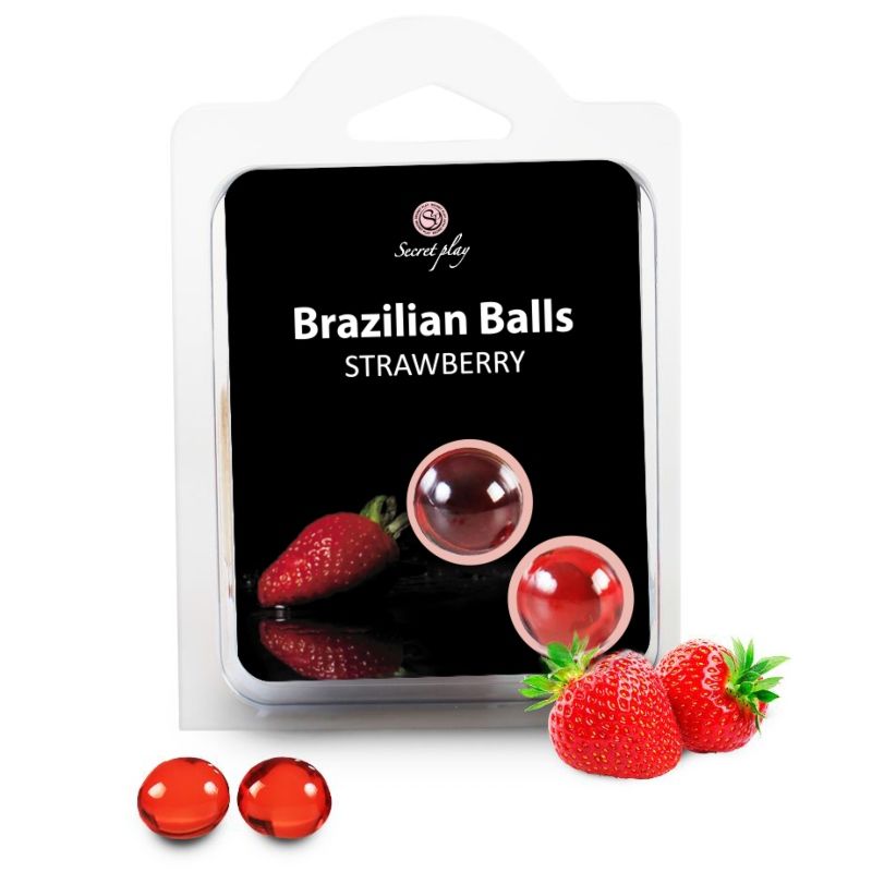 SECRETPLAY – 2 BRAZILIAN BALLS STRAWBERRY