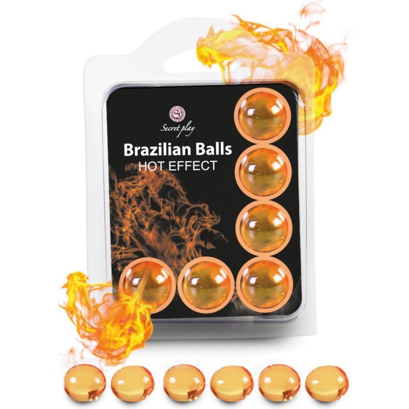 SECRETPLAY – SET 6 BRAZILIAN BALLS HEAT EFFECT
