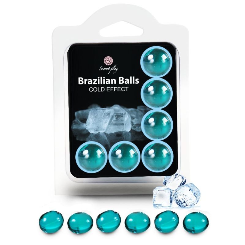 SECRETPLAY – SET 6 BRAZILIAN BALLS COLD EFFECT