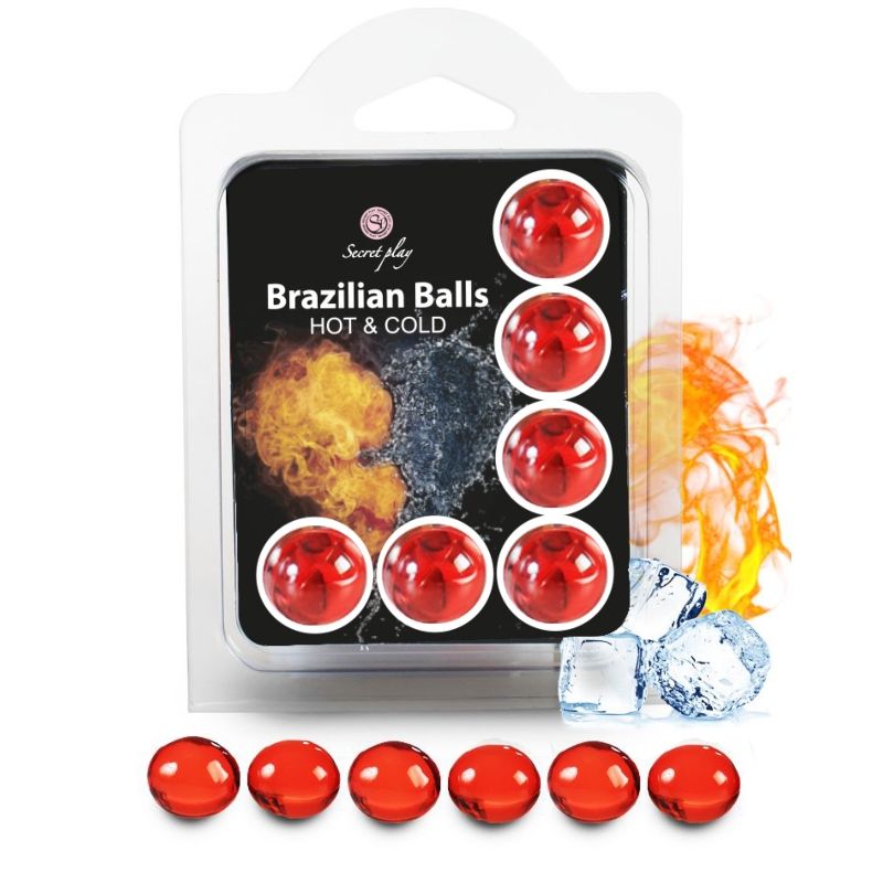 SECRETPLAY – SET 6 BRAZILIAN BALLS HOT AND COLD EFFECT