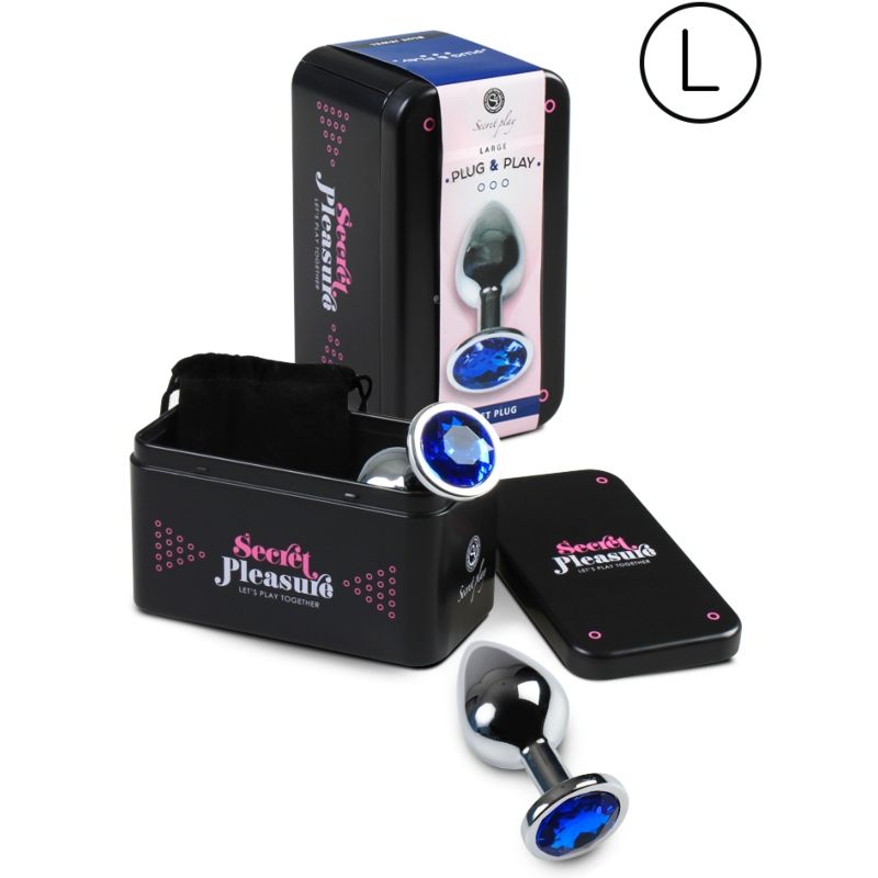 SECRETPLAY – ANAL PLUG SIZE L BLUE