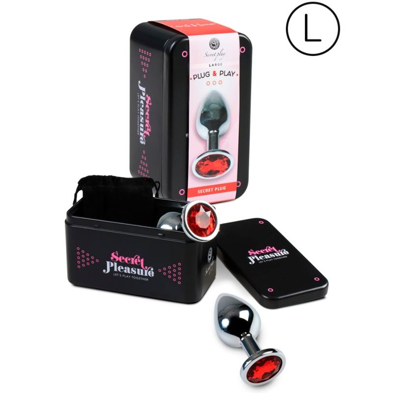 SECRETPLAY – ANAL PLUG SIZE L RED