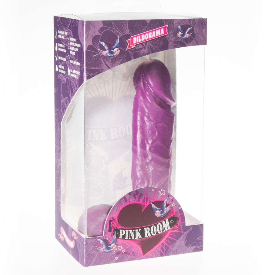 PINK ROOM – AMADEO REALISTIC DILDO PURPLE 15.5 CM