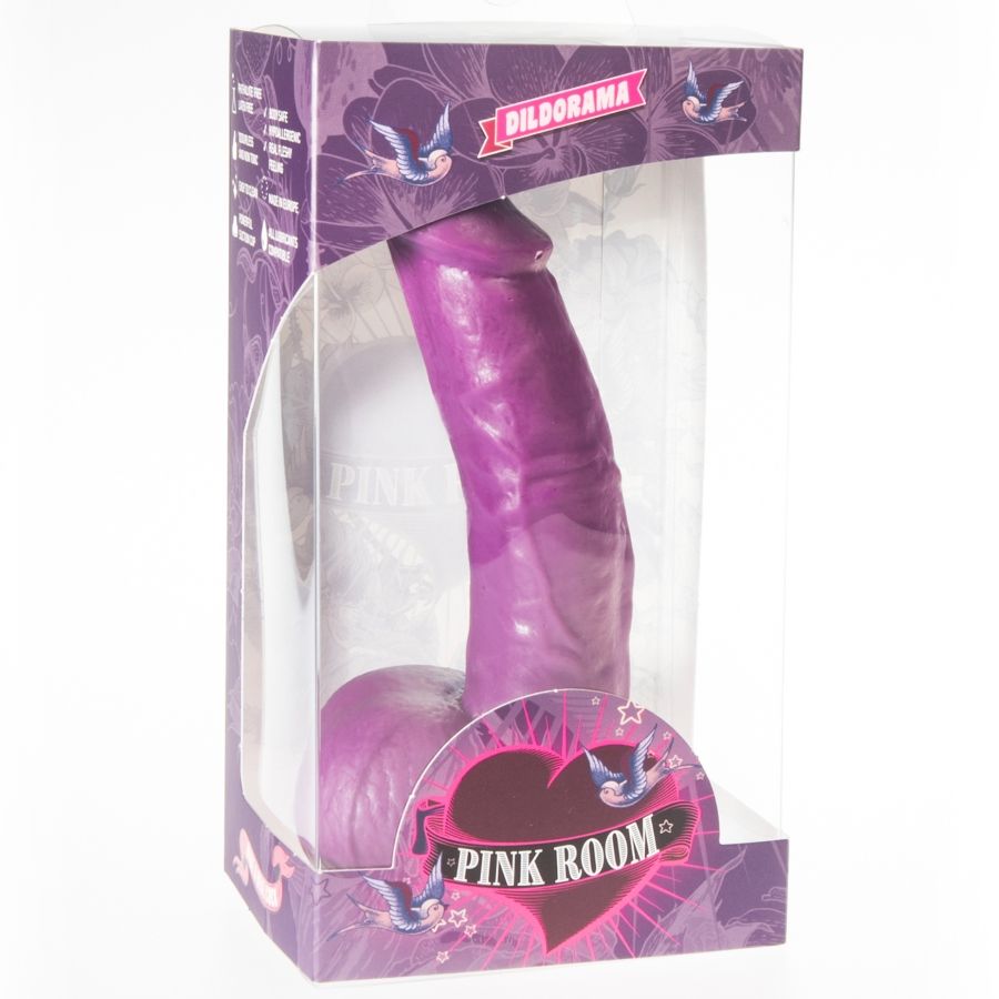 PINK ROOM – CONNOR REALISTIC DILDO PURPLE 16 CM