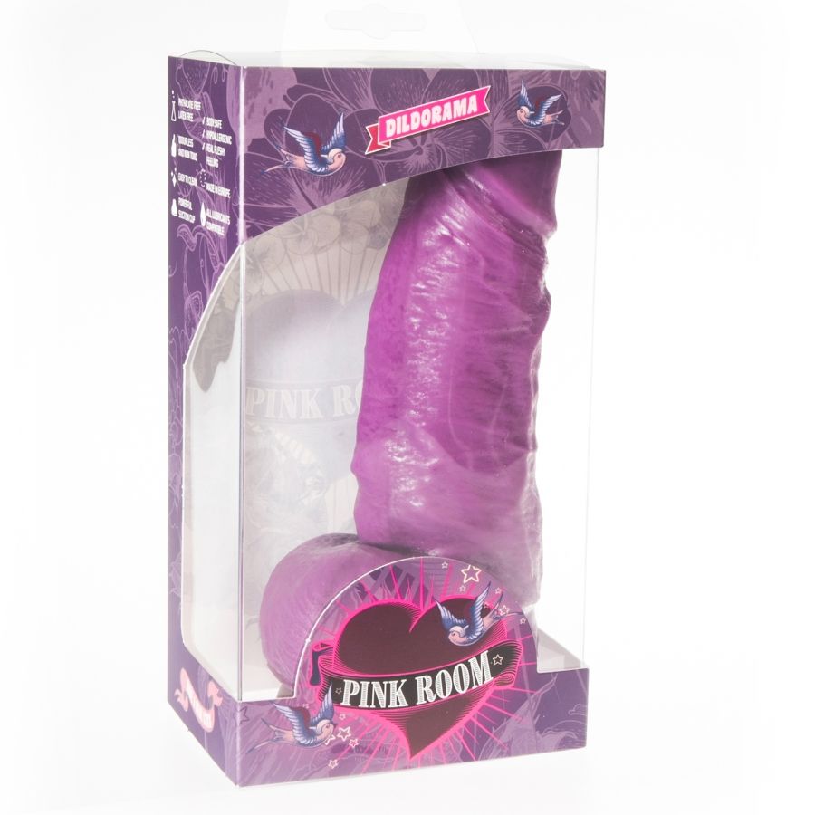 PINK ROOM – DAYAN REALISTIC DILDO PURPLE 17 CM