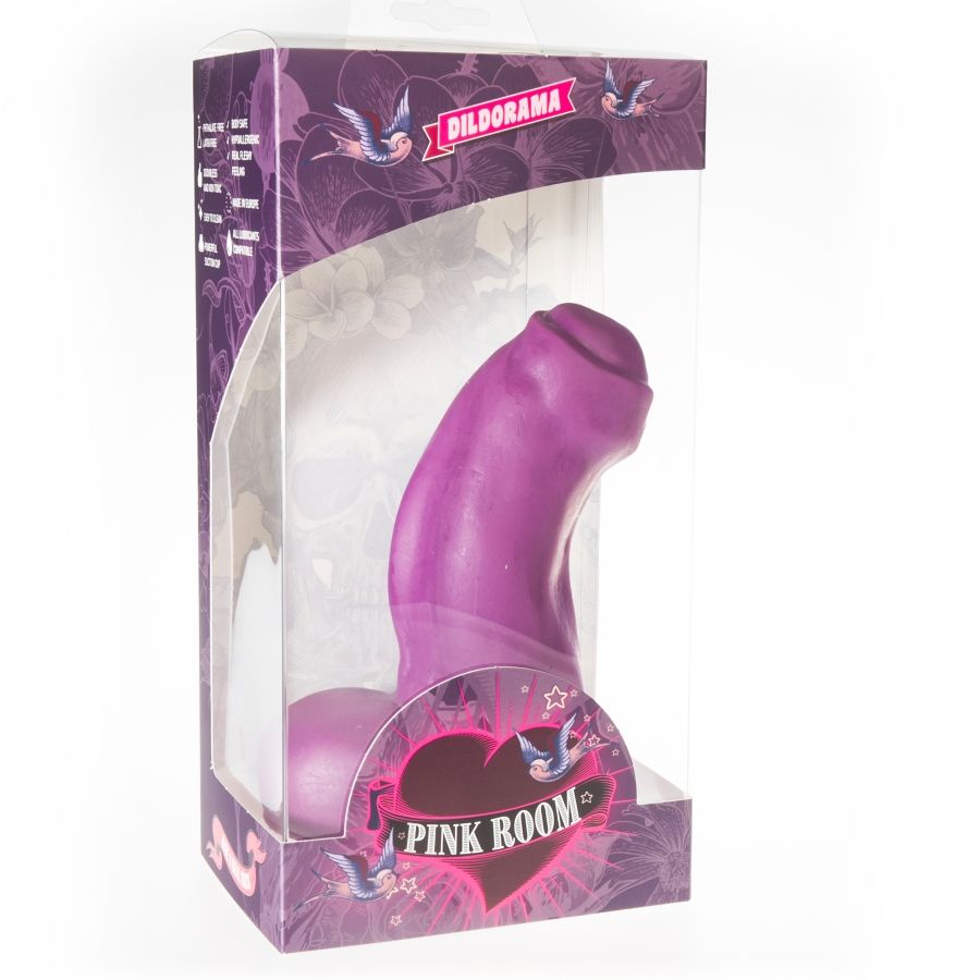 PINK ROOM – NESTOR REALISTIC DILDO PURPLE 16.5 CM