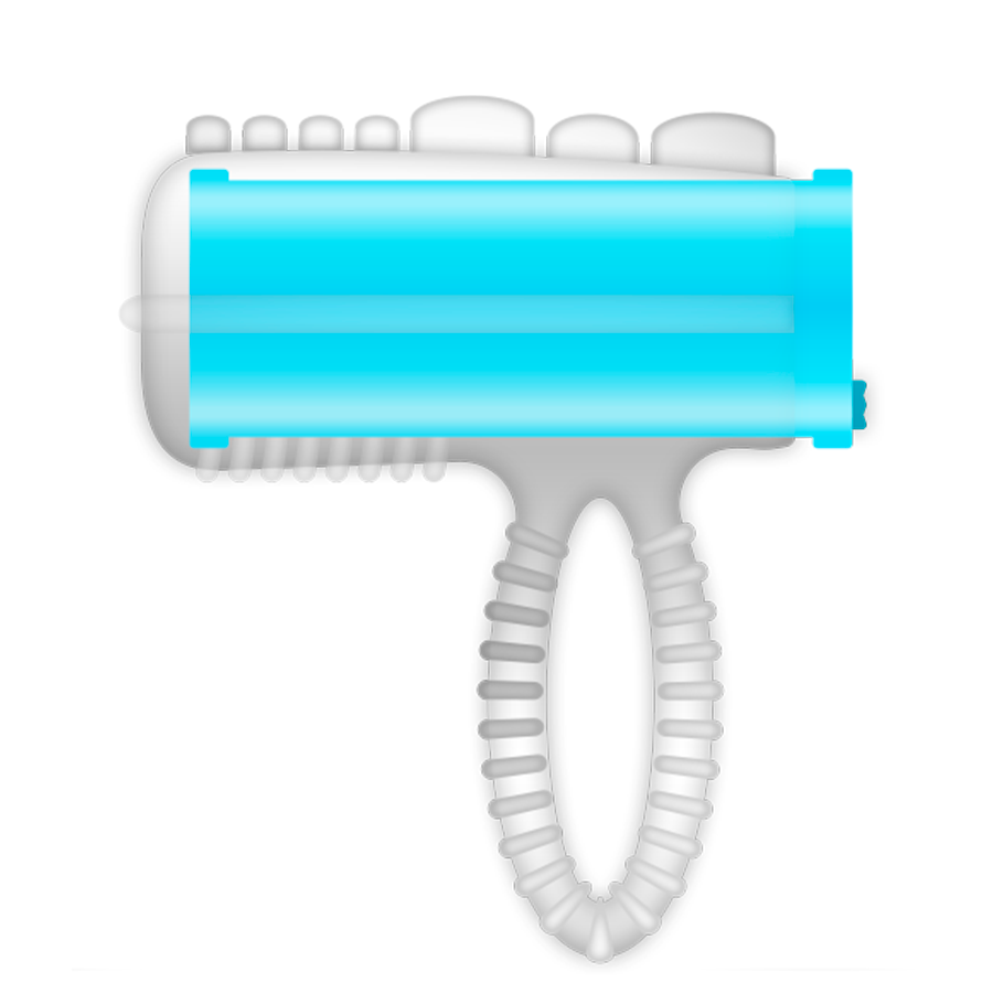 CASUAL LOVE – RING TONGUE VIBRATING BLUE