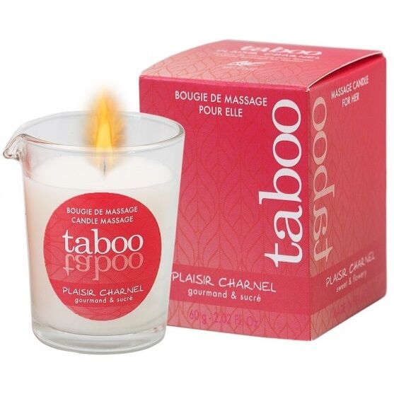 RUF – TABOO MASSAGE CANDLE FOR HER PLAISIR CHARNEL COCOA FLOWER AROMA