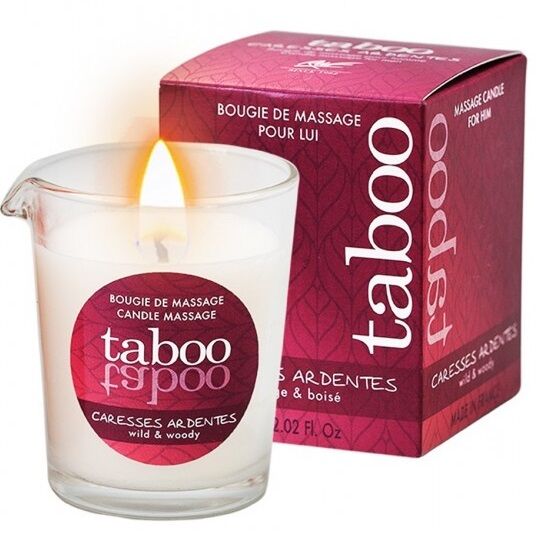 RUF – TABOO MASSAGE CANDLE FOR HIM CARESSES ARDENTES FERN AROMA