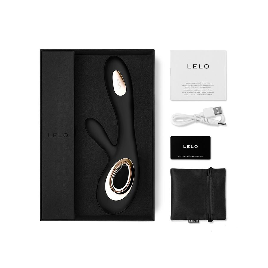 LELO - SORAYA WAVE VIBRATOR RABBIT BLACK - Image 4