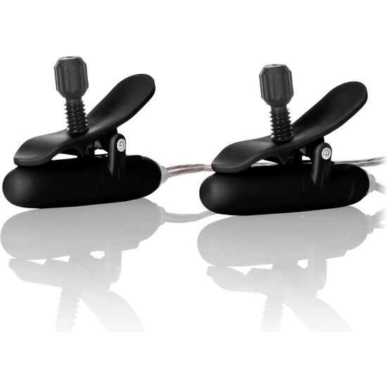 CALEXOTICS – VIBR HEATED NIPPLE TEASERS BLACK