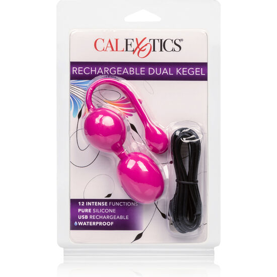 CALEXOTICS – RECHARGEABLE DUAL KEGEL PINK