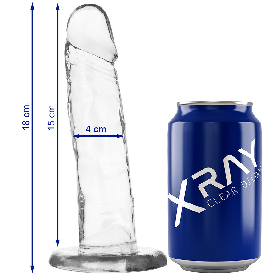 X RAY – CLEAR COCK 18 CM -O- 4 CM