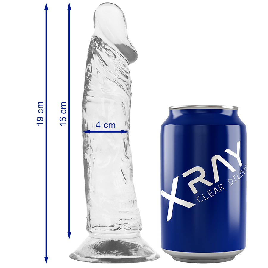 X RAY – CLEAR COCK 19 CM -O- 4 CM