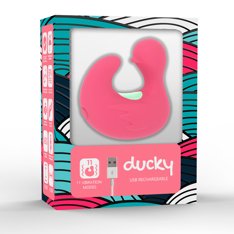 HAPPY LOKY – DUCKYMANIA RECHARGEABLE SILICONE STIMULATOR FINGER