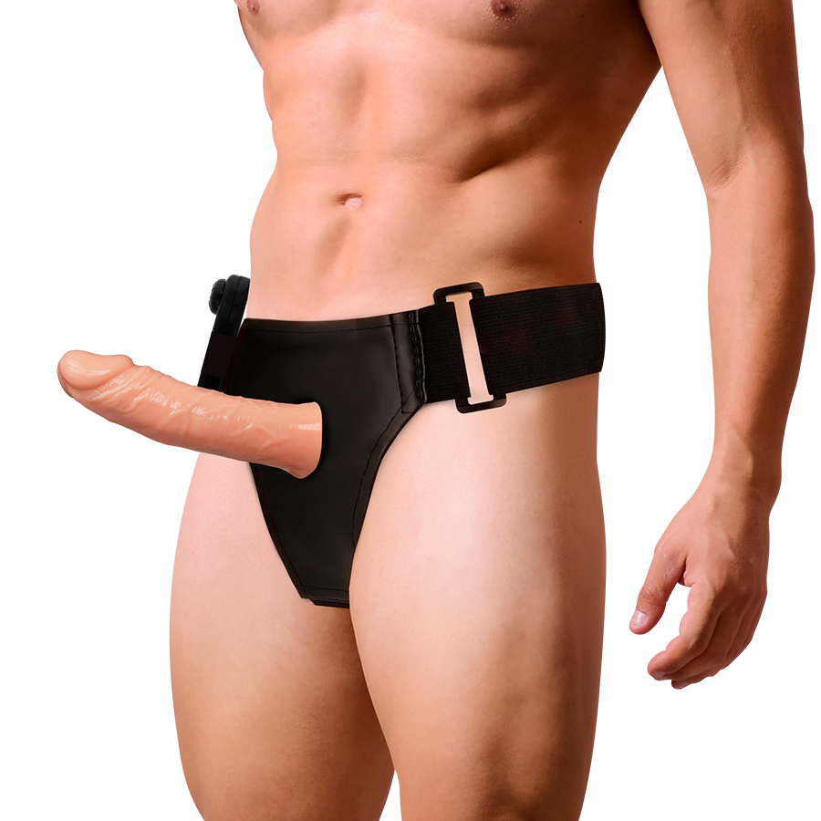 HARNESS ATTRACTION – RNES HOLLOW BENNY WITH VIBRATOR 15 CM -O- 4.5 CM