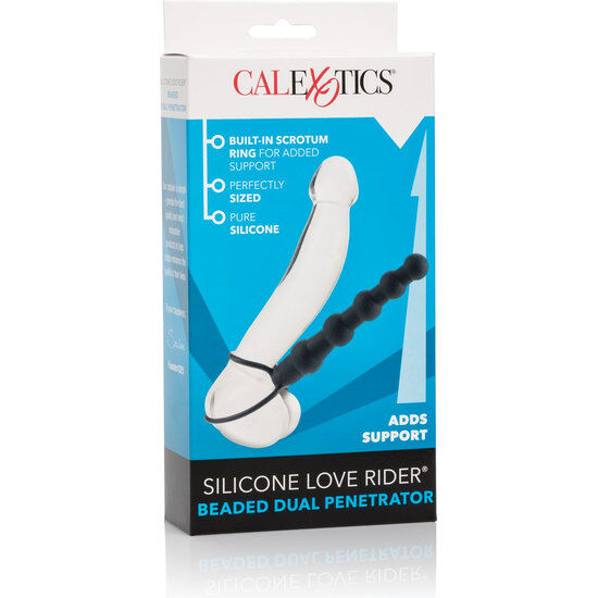 CALEXOTICS – BEADED DUAL PENETRATOR BLACK