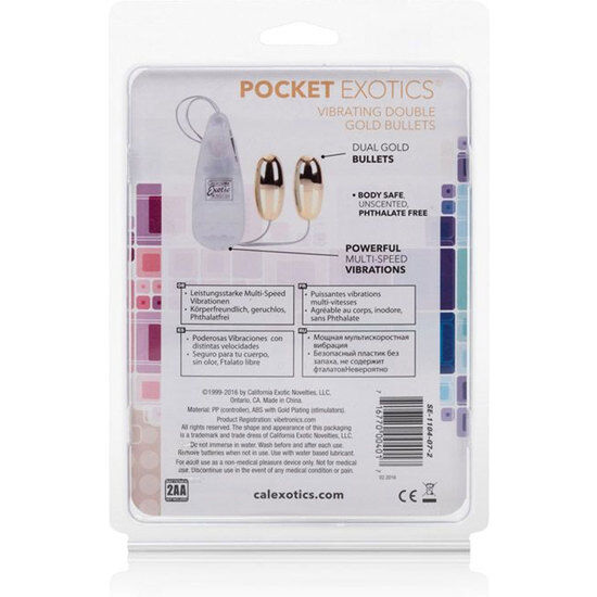 CALEXOTICS – VIBRATING BULLETS GOLD DUO