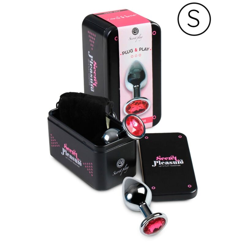 SECRETPLAY – PLUG ANAL ALUMINUM FUCHSIA 7 CM