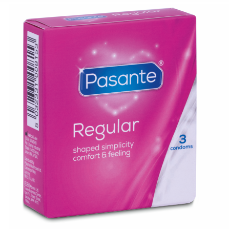 PASANTE – CONDOM REGULAR RANGE 3 UNITS