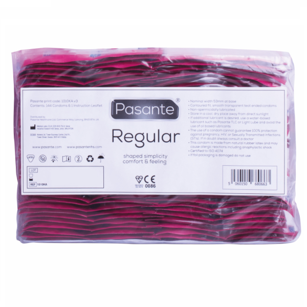 PASANTE – CONDOM REGULAR RANGE 144 UNITS