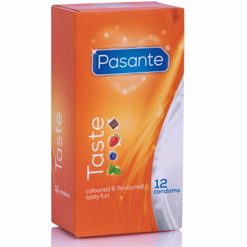PASANTE – CONDOMS FLAVORS 12 UNITS