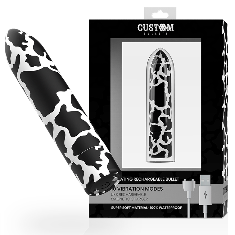 CUSTOM BULLETS – RECHARGEABLE COW MAGNETIC 10 INTENSITIES