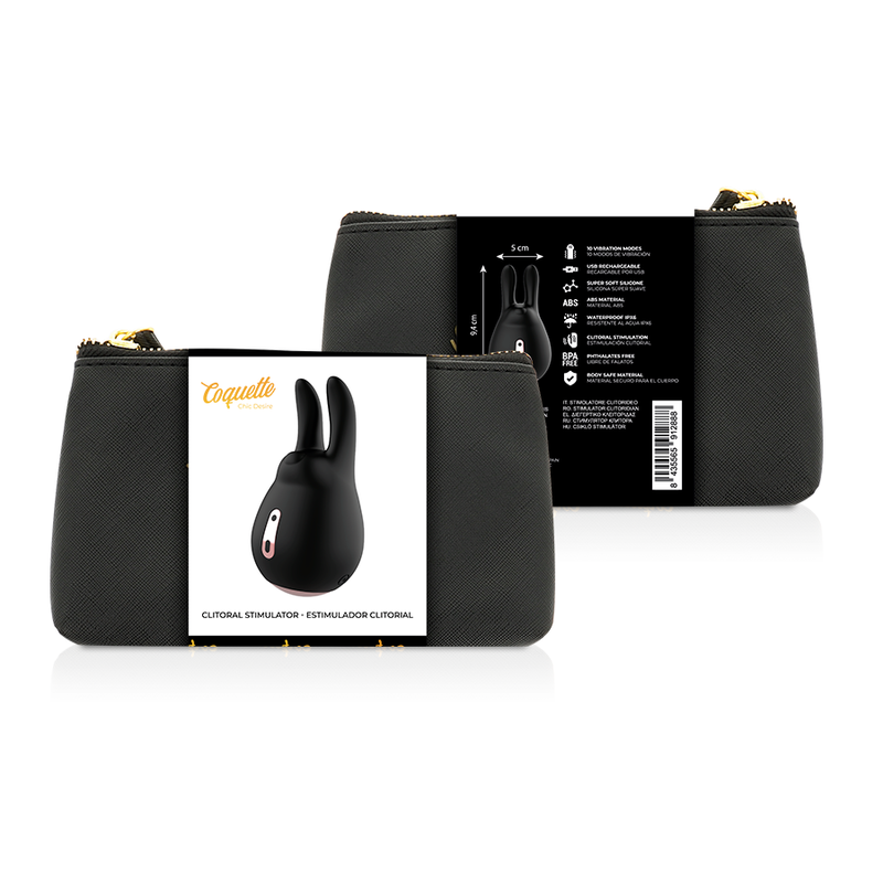 COQUETTE CHIC DESIRE – CLITORIAL STIMULATOR BLACK / GOLD