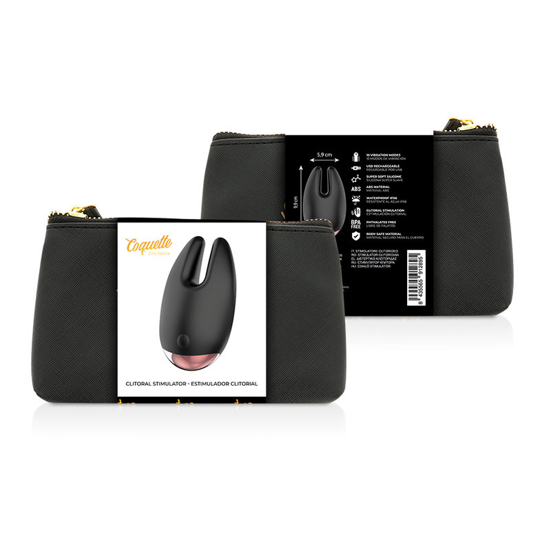 COQUETTE CHIC DESIRE – CLITORIAL STIMULATOR BLACK / GOLD