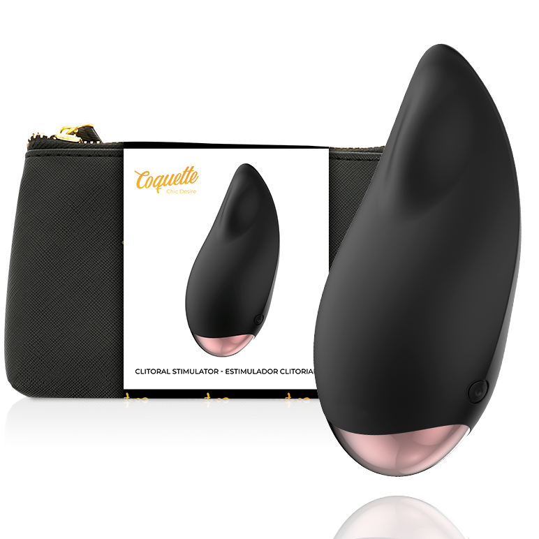 COQUETTE CHIC DESIRE – CLITORIAL STIMULATOR BLACK / GOLD DROP
