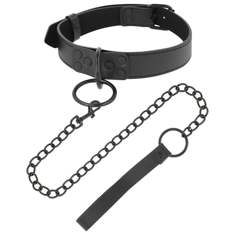 DARKNESS – BLACK NECKLACE WITH CHAIN
