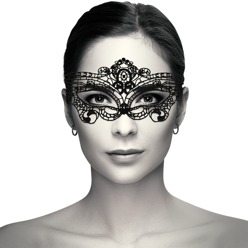COQUETTE CHIC DESIRE – LACE MASK BLACK