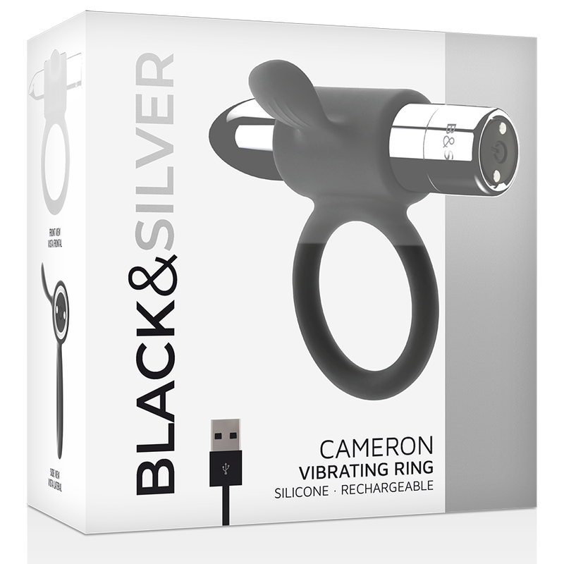 BLACKSILVER - CAMERON RECHARGEABLE RING SILVER - Image 5