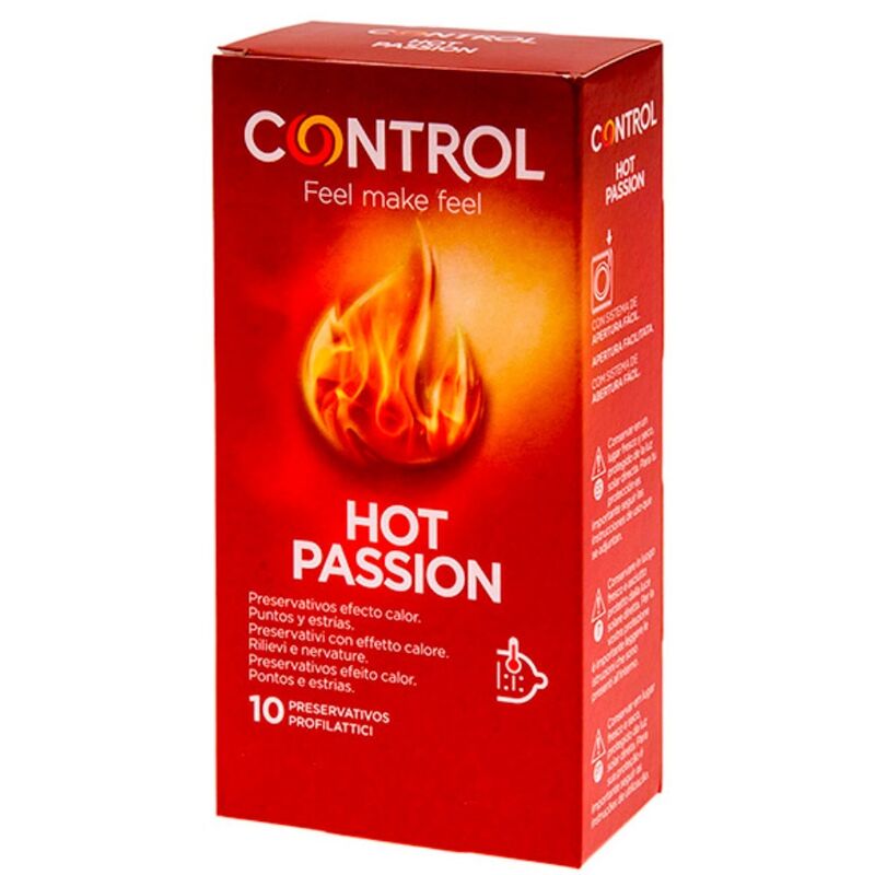 CONTROL – HOT PASSION WARMING EFFECT 10 UNITS
