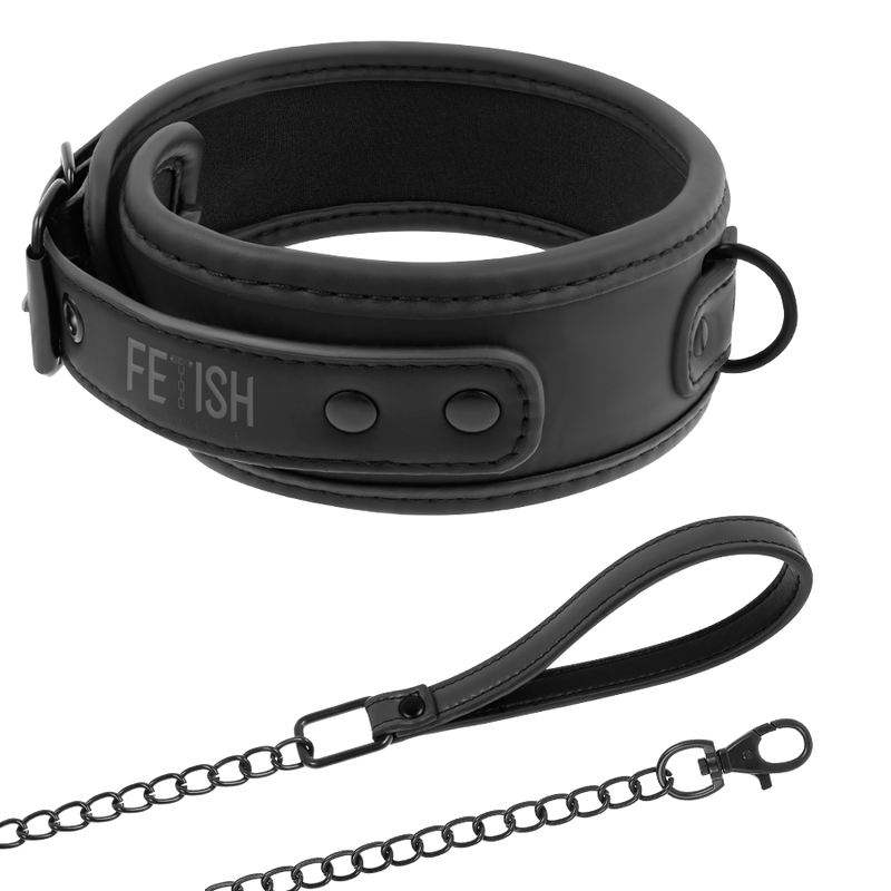 FETISH SUBMISSIVE – NOPRENE LINING CHAIN NECKLACE