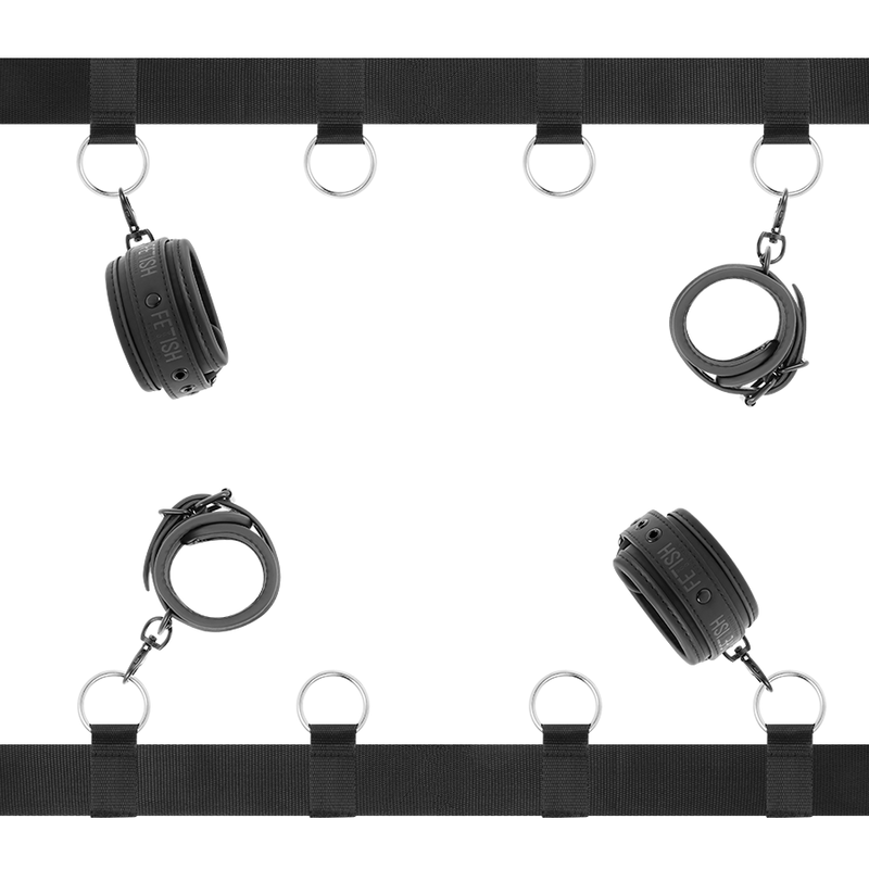 FETISH SUBMISSIVE – LUXURY BED TIES SET WITH NOPRENE LINING