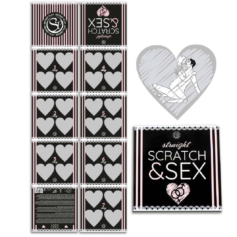 SECRETPLAY – SCRATCH  SEX GAME FOR STRAIGHT COUPLES (ES/EN/FR/PT/DE)