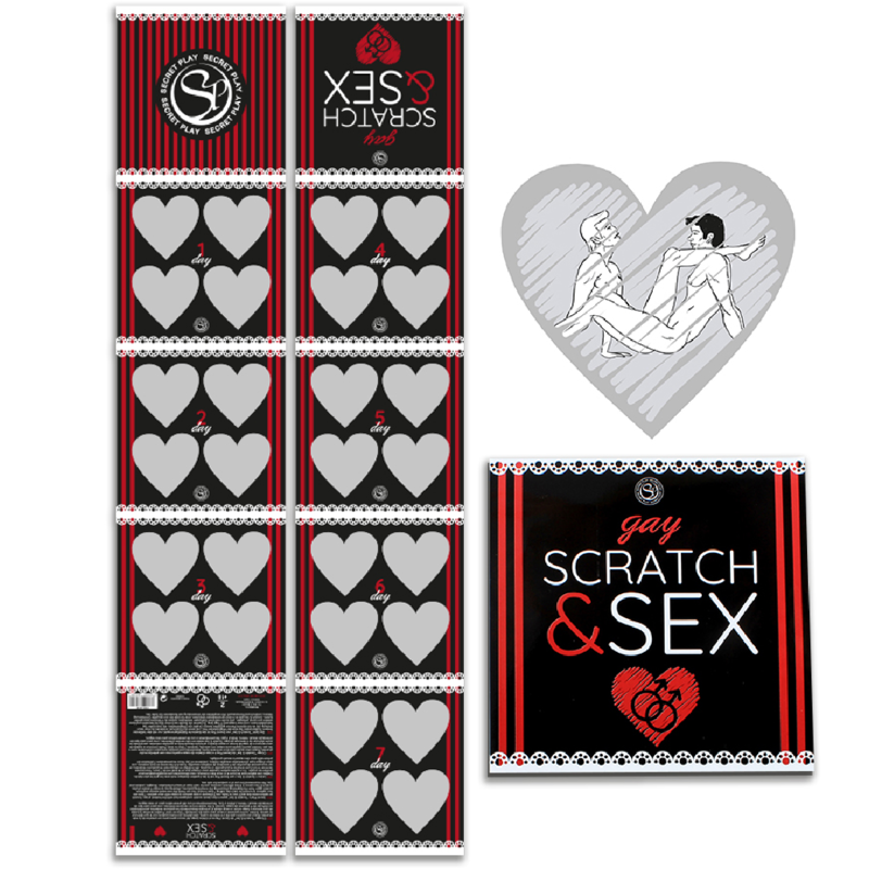 SECRETPLAY – SCRATCH  SEX GAY COUPLES GAME (ES/EN/FR/PT/DE)