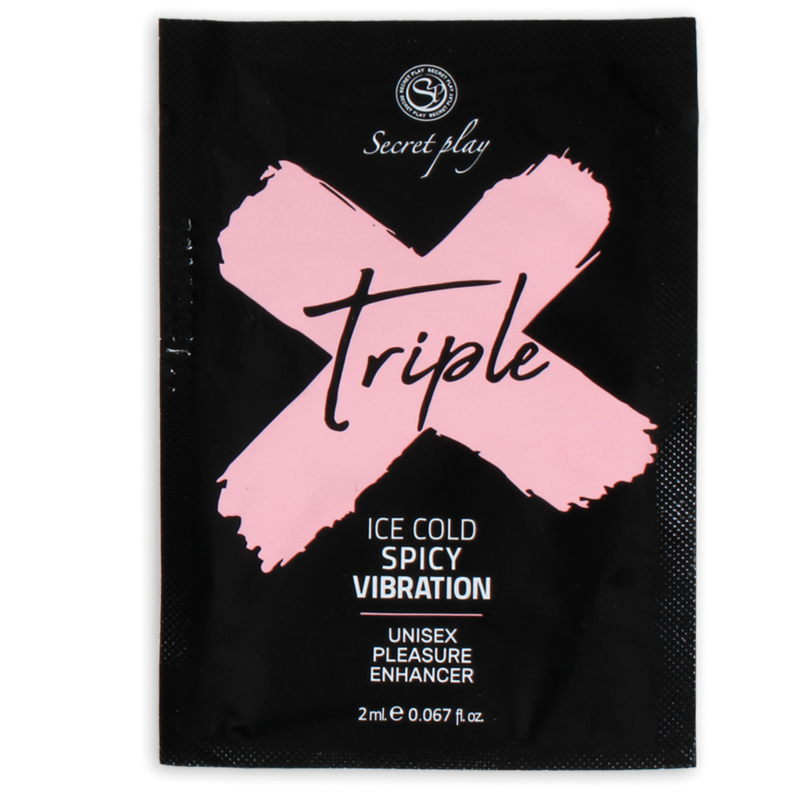 SECRETPLAY – SINGLE DOSE TRIPLE X PLEASURE INTENSIFIER