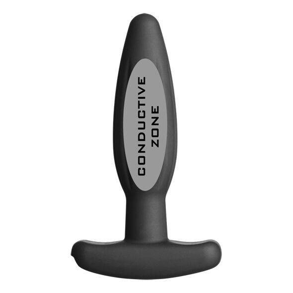 ELECTRASTIM – SILICONE BLACK ROCKER BUTT PLUG SMALL