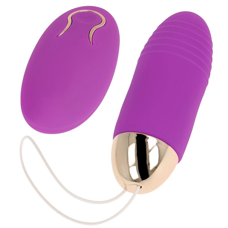 OHMAMA – REMOTE CONTROL VIBRATING EGG 10 SPEEDS PURPLE