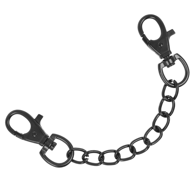 FETISH SUBMISSIVE ORIGEN - VEGAN LEATHER HANDCUFFS WITH NEOPRENE LINING - Image 5