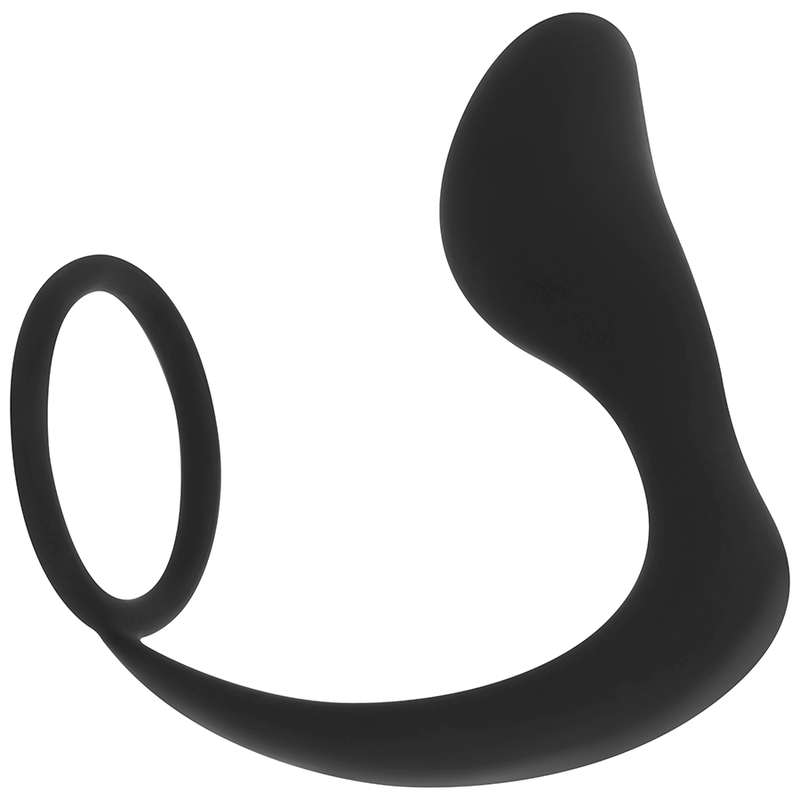 OHMAMA - SILICONE ANAL PLUG WITH RING 10.5 CM - Image 3