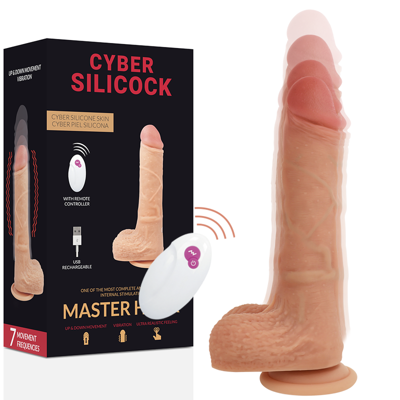 CYBER SILICOCK – REMOTE CONTROL REALISTIC MASTER HUCK 20.9 CM -O- 4 CM