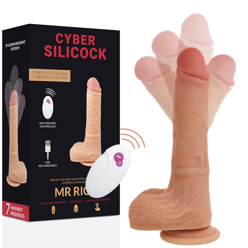 CYBER SILICOCK – REMOTE CONTROL REALISTIC MR RICK 20.9 CM -O- 4 CM