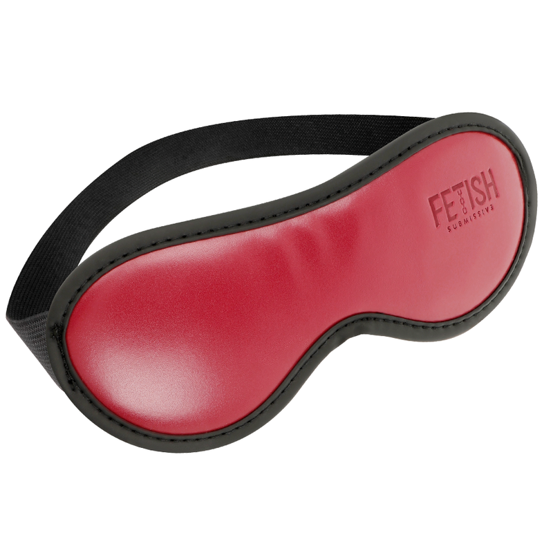 FETISH SUBMISSIVE DARK ROOM – VEGAN LEATHER MASK WITH NEOPRENE LINING