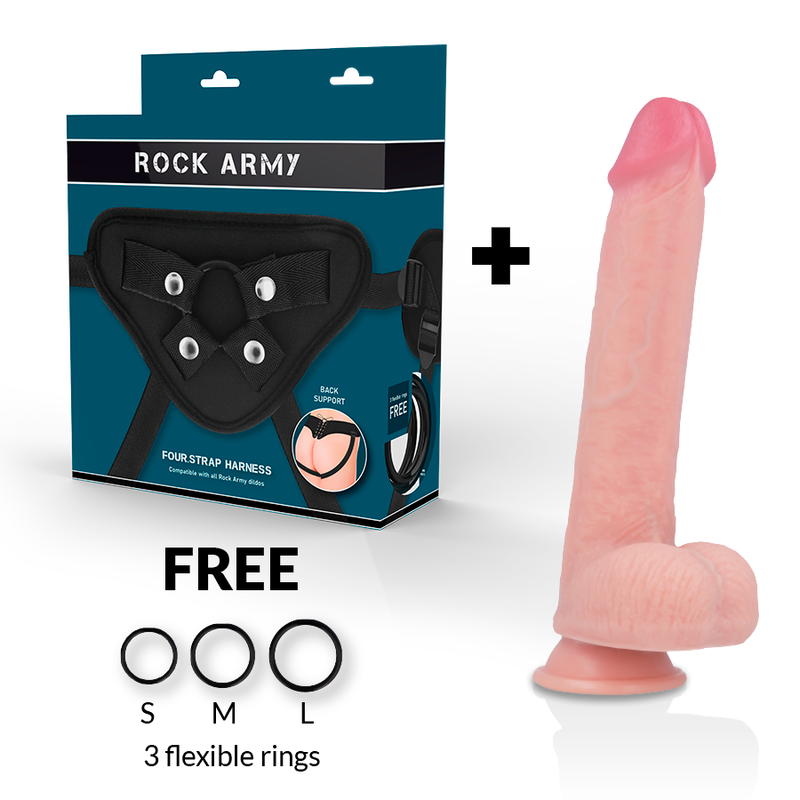 ROCKARMY – ARN S + LIQUID SILICONE DILDO PREMIUM KINGCOBRA 24 CM -O- 4.77 CM